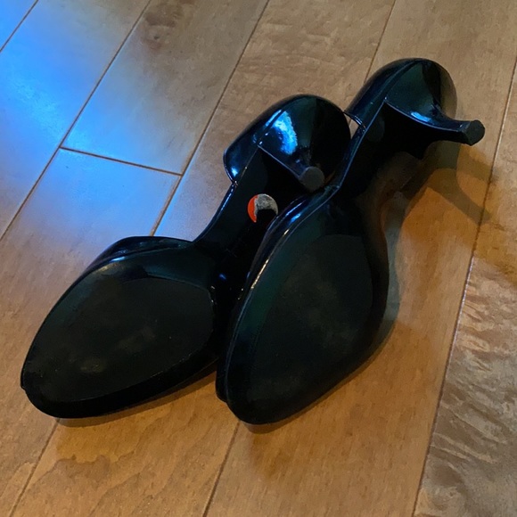 Zara Patent Leather Black Shoe Sz 39 - Picture 6 of 11